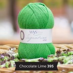 West Yorkshire Spinners sock yarn Chocolate Lime