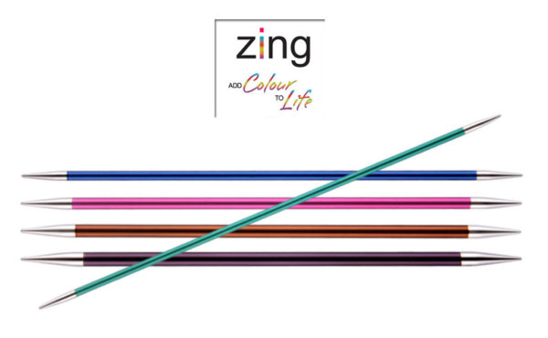 Knit Pro Zing 15cm Double Pointed Needles
