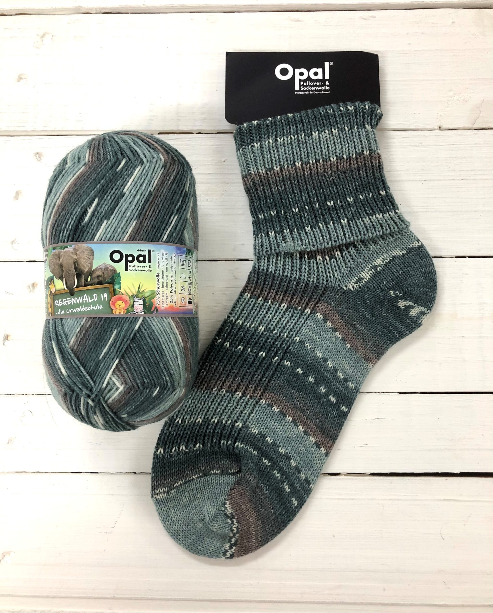 Opal Rainforest 19 - The Jungle School - The Sock Yarn Shop